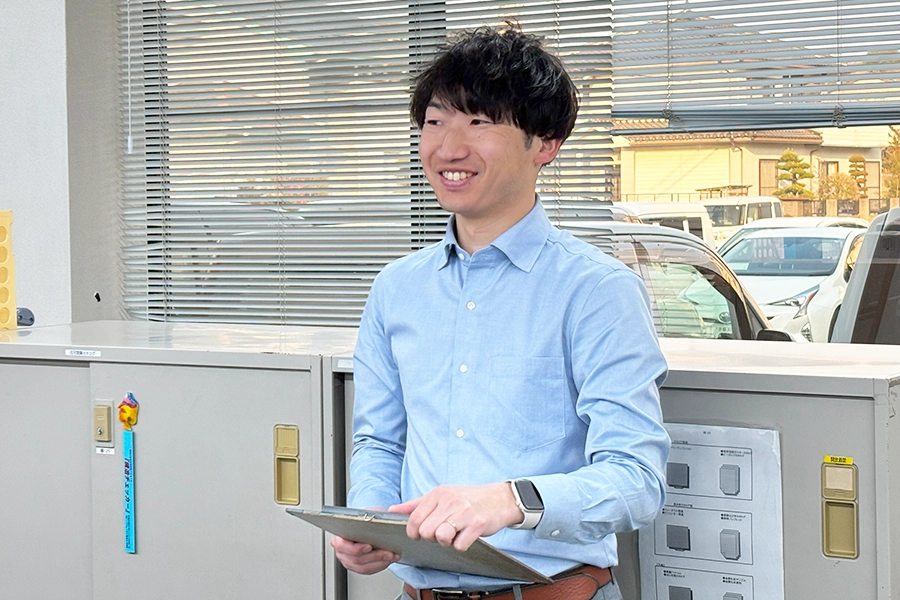 社員全員で朝礼